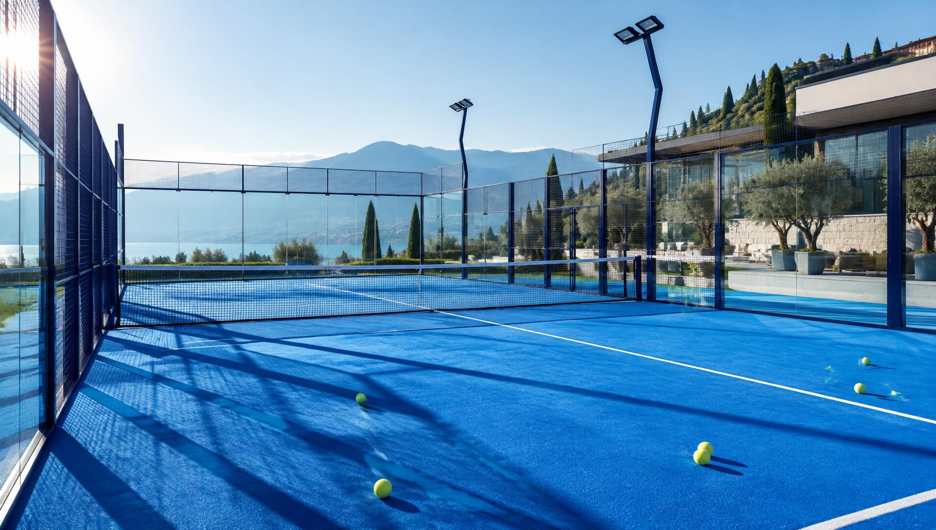 Campo da padel panoramico